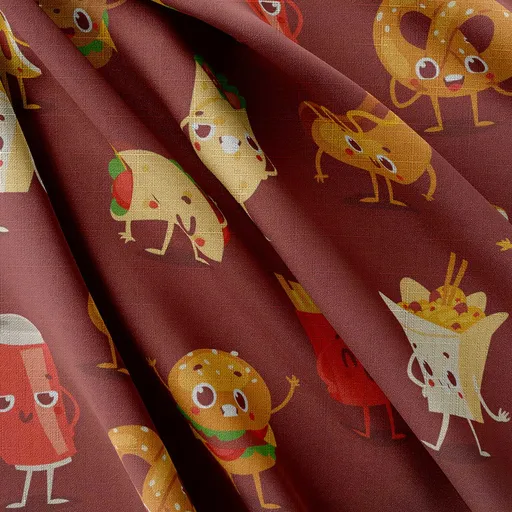 Strukturovaná tkanina – Food