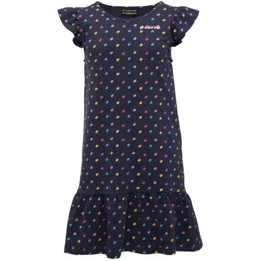 Lotto MEENY Dívčí šaty, tmavě modrá, velikost 116-122