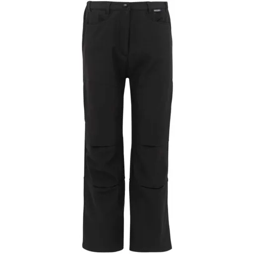 REGATTA OUTDOORS SOFTSHELL TROUSERS JR Dětské kalhoty, černá, velikost 11-12Y
