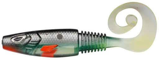 Berkley gumová nástraha sick curl blue shiner - 12 cm