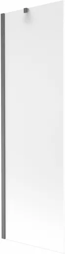 MEXEN/S Next vanová zástěna FIX 60 x 150, dekor, grafit kartáčovaná 895-060-000-00-30-66