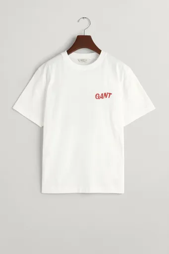 TRIČKO GANT SURF ACADEMY RELAXED T-SHIRT WHITE
