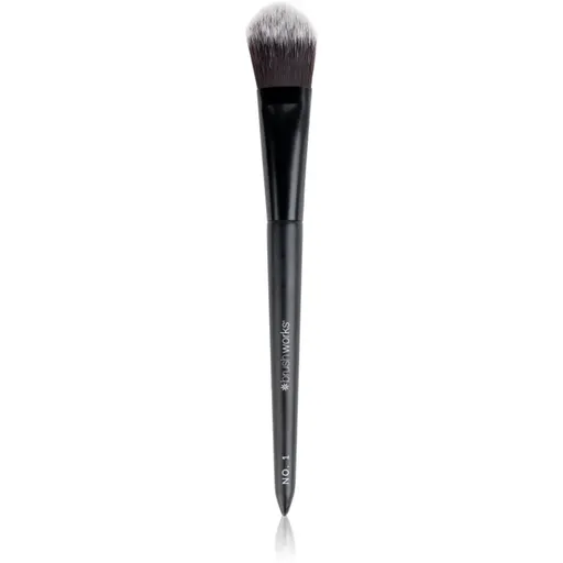 Brushworks Back Comb Brush štětec na make-up typ NO. 1 1 ks