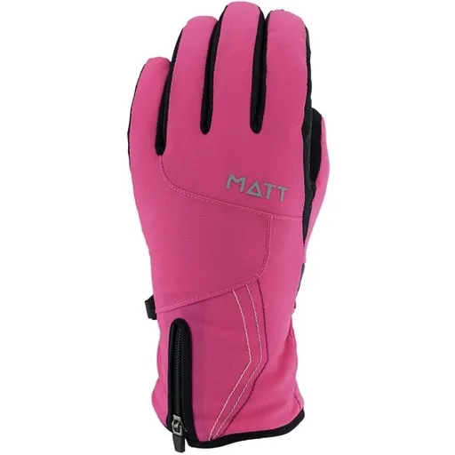Matt ANAYET JUNIOR GLOVES Dětské lyžařské rukavice, růžová, velikost 12Y