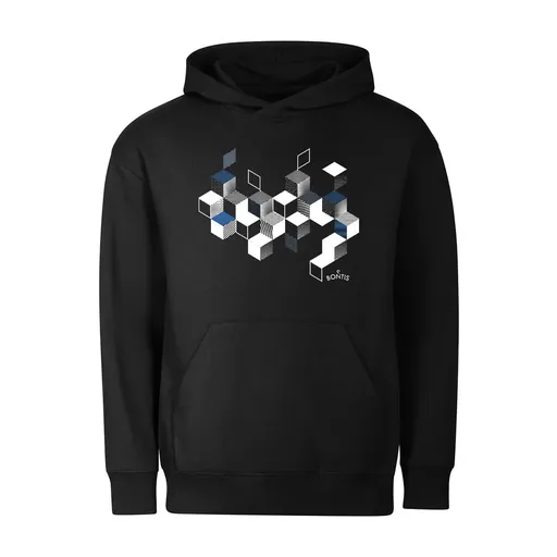 Bontis Mikina CUBES - Černá | 2XL