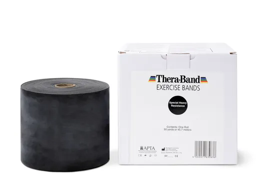 Thera-Band Posilovací guma 45,5 m, černá, speciálně silná
