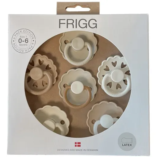 FRIGG 6 Pack Edition Size 1:0-6 months dudlík Cinnamon Charm