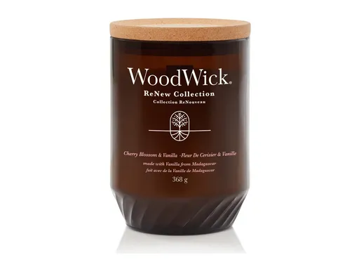 WoodWick Vonná svíčka ReNew sklo velké Cherry Blossom & Vanilla 368 g