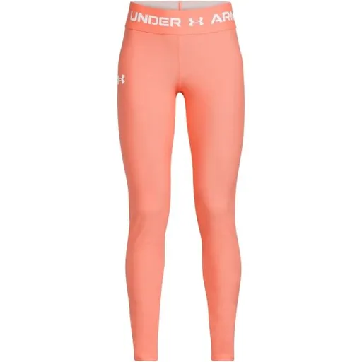 Under Armour ARMOUR LEGGINS Dívčí legíny, lososová, velikost L