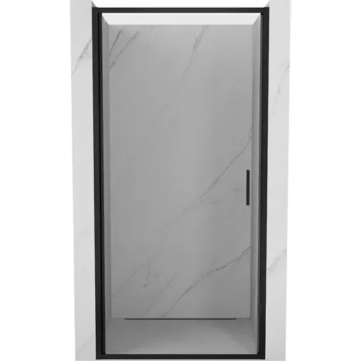 MEXEN Exo sprchové dveře křídlové 85, transparent, černá 817-085-000-70-00