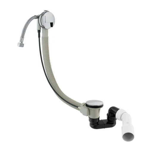 OMNIRES CGS Sifon vanový automat komplet s napouštěním chrom /CR/ TK152-3.01+64-SCR