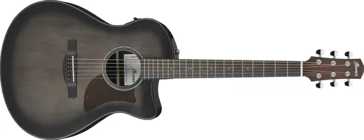 Ibanez AAM70CE Transparent Charcoal Burst