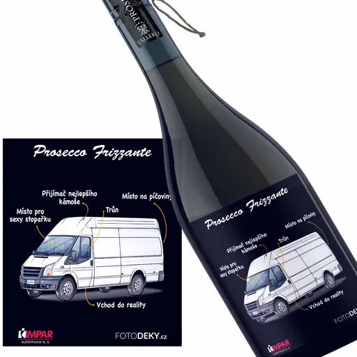 Víno Anatomie dodávky (Druh Vína: Prosecco)