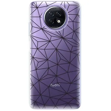 iSaprio Abstract Triangles 03 - black pro Xiaomi Redmi Note 9T (trian03b-TPU3-RmiN9T)