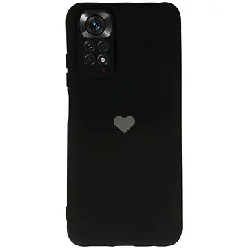 Vennus Valentýnské pouzdro Heart pro Xiaomi Redmi Note 11/ Redmi Note 11S - černé (TT4464)
