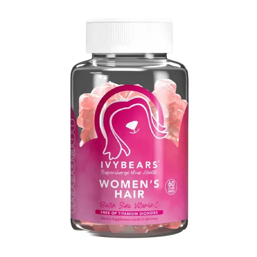 IvyBears Womens Hair vitamíny na vlasy pro ženy 60 ks