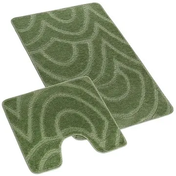 BELLATEX s.r.o. SADA-STANDARD 60 × 100 + 60 × 50 600/052 zelené oblouky (8074)