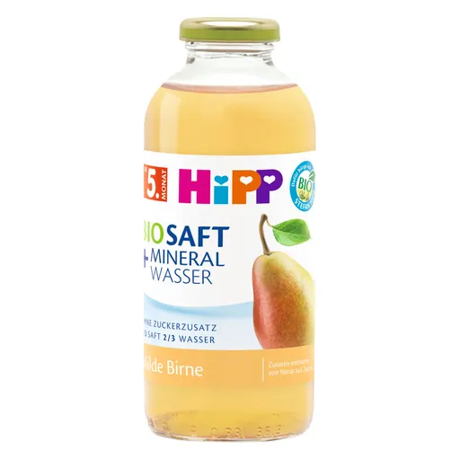 Hipp BIO Nápoj Hruška s neperlivou pramenitou vodou 500 ml