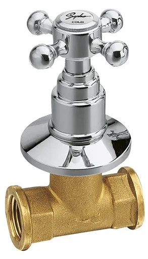 SAPHO ANTEA podomítkový ventil, teplá, chrom 3051H