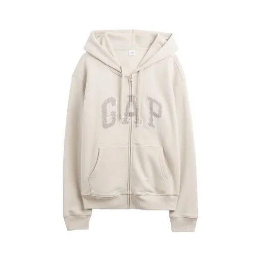 GAP V-GAP HERITAGE FZ HD Dámská mikina, šedá, velikost