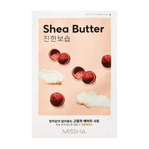 Missha Airy Fit Shea Butter výživná plátýnková maska 19 g