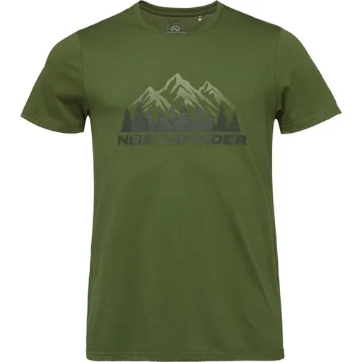Northfinder BOGDAN Pánské tričko, zelená, velikost