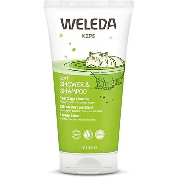 WELEDA Sprchový krém a šampon Veselá limetka 2v1 150 ml (4001638075107)