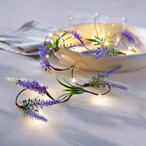 Weltbild LED Světelný řetěz Levandule