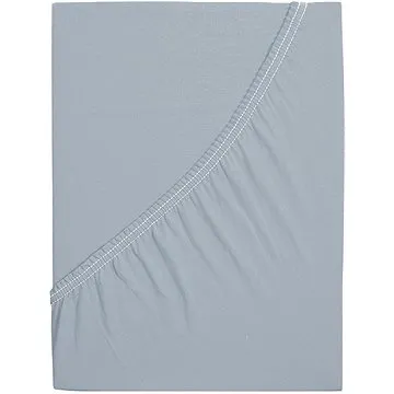 B.E.S. - Petrovice, s.r.o. Jersey prostěradlo s elastanem Lycra - Šedá 200 × 220 (2-011-0606)