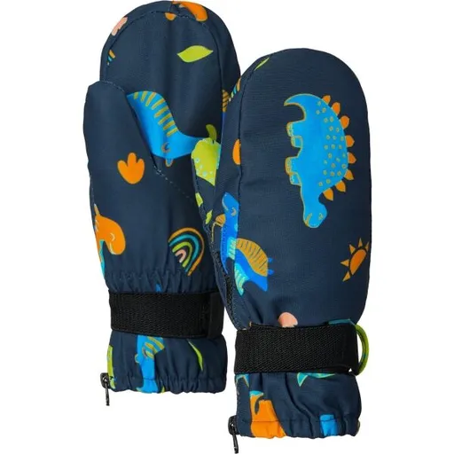 UNUO POLAR Dětské zimní rukavice, modrá, velikost