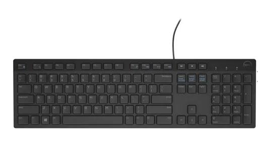 DELL Multimedia Keyboard-KB216 - US International (QWERTY) - Black