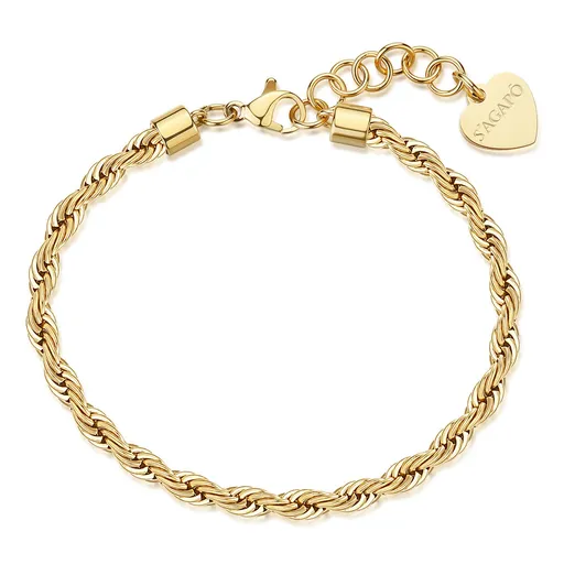 S'Agapõ Něžný pozlacený náramek Valis Chunky SHK115
