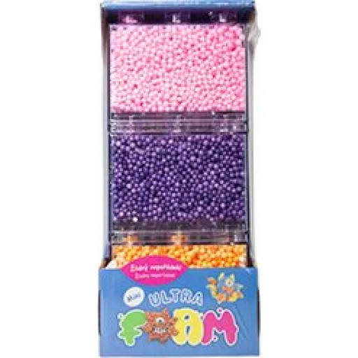 Ultra Foam mini balení 3 ks - růžová, fialová, oranžová modelovací hmota