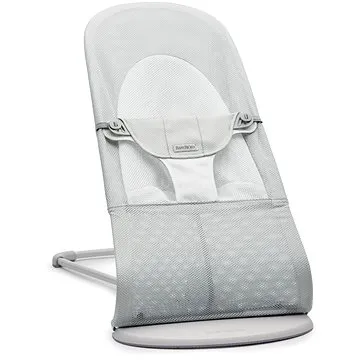 Babybjörn Balance SOFT Silver white Mesh, světlá konstrukce (7317680051295)