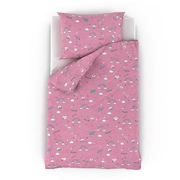 Kvalitex Obláčky růžové 95 × 135, 45 × 60 cm (7413501428Z)