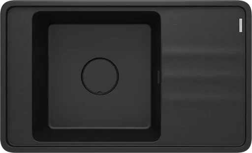 DEANTE Momi  metal grafit Granitový dřez, 1-miska s odkapávačem ZKM_G11B