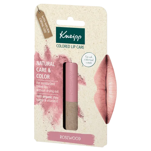 Kneipp Barevný balzám Rosewood, 4,7 g