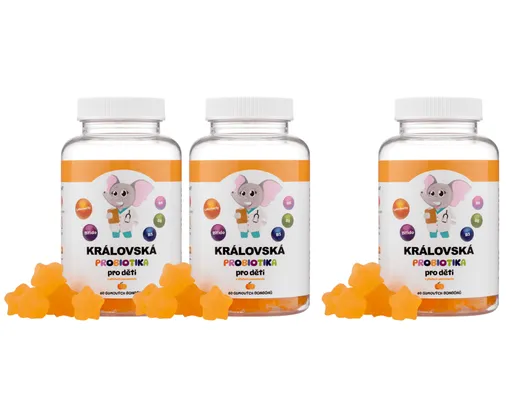 Království zdraví 2+1 ZDARMA Královská Probiotika pro děti ve formě gumových bonbónů