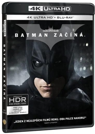 Batman začíná (4K ULTRA HD+BLU-RAY+BD BONUS) (3 BLU-RAY)
