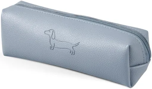 Penál etue mini cube Sausage Dog light gray