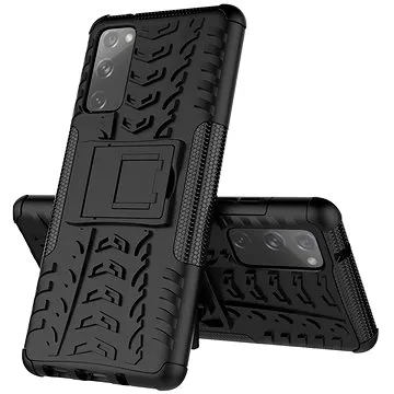 TopQ Kryt Samsung S20 FE odolný černý 93413 (93413)