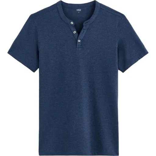 CELIO CEGETI Pánské bavlněné tričko, tmavě modrá, velikost