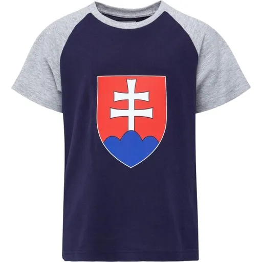 Kappa LOGO CAFY JR Dětské triko, tmavě modrá, velikost 16Y