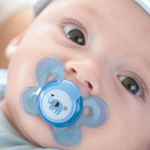 CHICCO Dudlík Physio Comfort silikonový 6-16m dívka - tečky/liška 2 ks