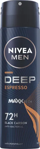 NIVEA Men Deep Black Carbon Espresso Spray 150 ml (9005800315386)