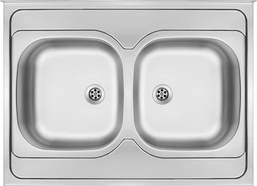DEANTE Tango nerez satin Nerezový dřez, 2 bowl celoplošný ZM6_020N