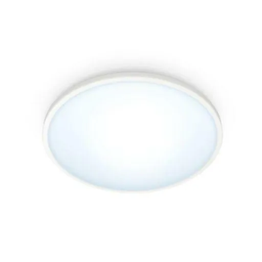 Philips LED Stropní přisazené svítidlo WiZ Superslim 8719514337978 14W 1300lm 2700-6500K IP20 24,2cm bílé, stmívatelné