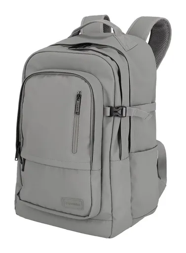 Batoh na notebook Travelite Basics Backpack Water-repellent Light grey