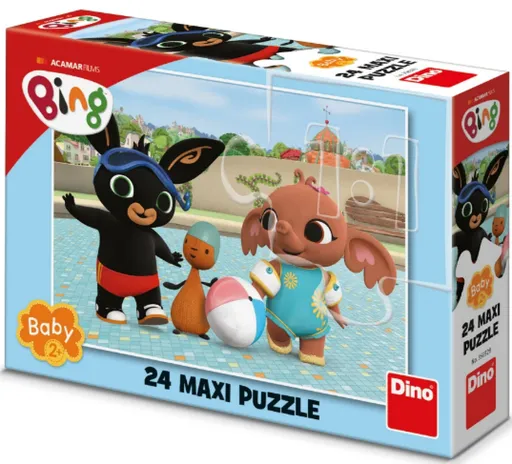 Puzzle Bing u bazénu 24 dílků maxi - -