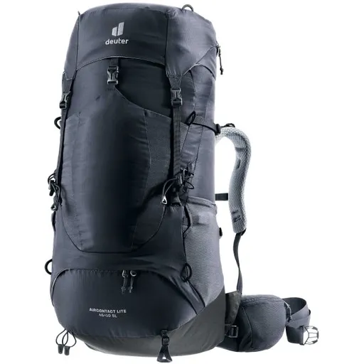 DEUTER AIRCONTACT LITE 45+10 SL Turistický batoh, černá, velikost